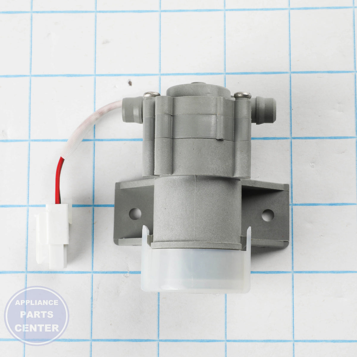 MOTOR ASSEMBLY EAU37148701 - Side view with precise technical specifications