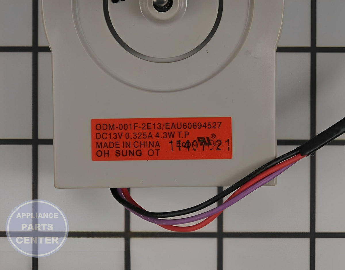 LG DC MOTOR EAU60694527 - Detailed view of energy-efficient operation