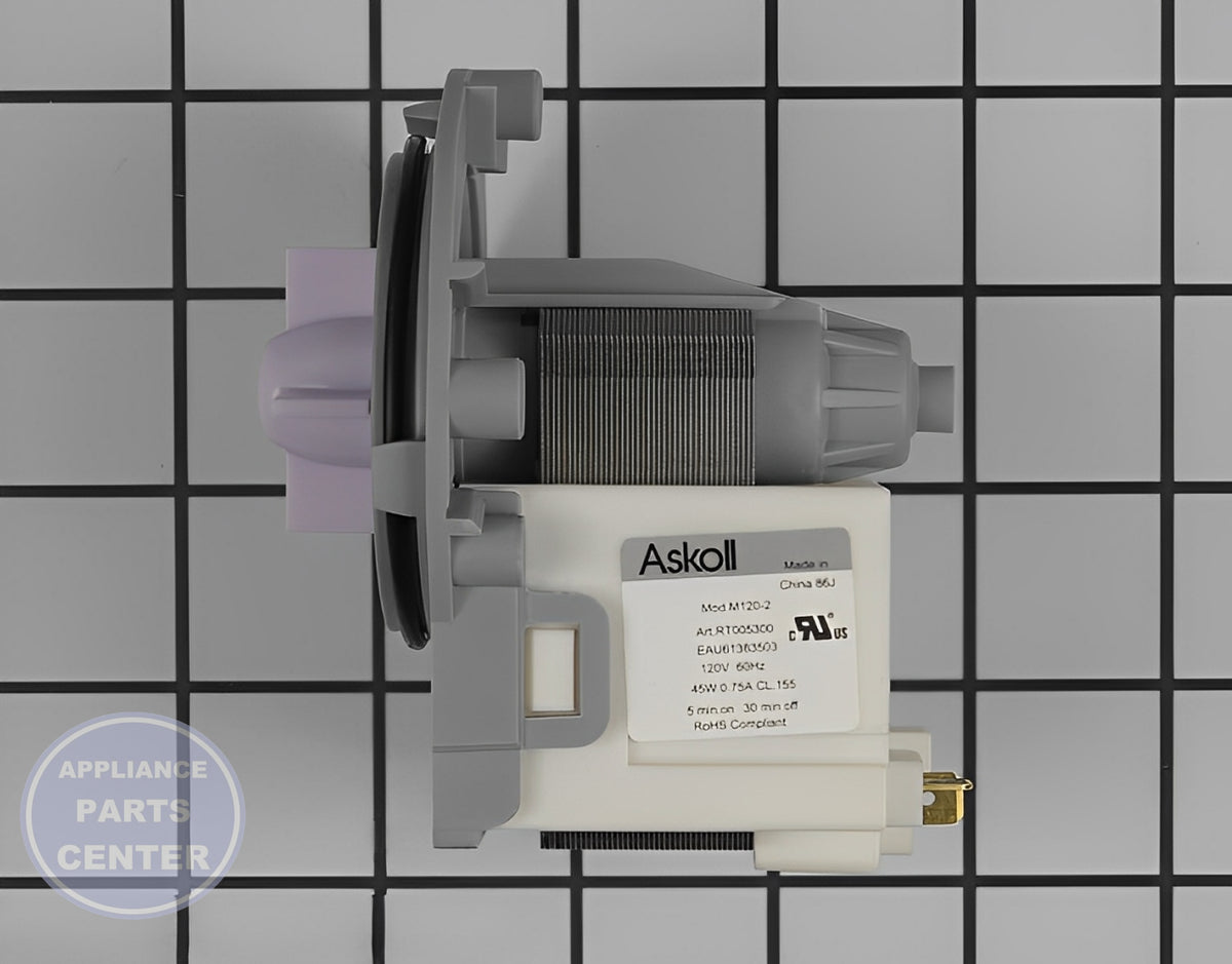 LG WASHER CIRCULATION PUMP ASSEMBLY EAU61383503 - Main view showing efficient water circulation for LG models