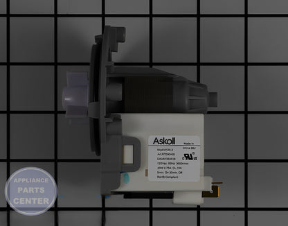 LG WASHER/DISHWASHER AC PUMP MOTOR ASSEMBLY EAU61383518 - Main view showing efficient water pumping for LG models