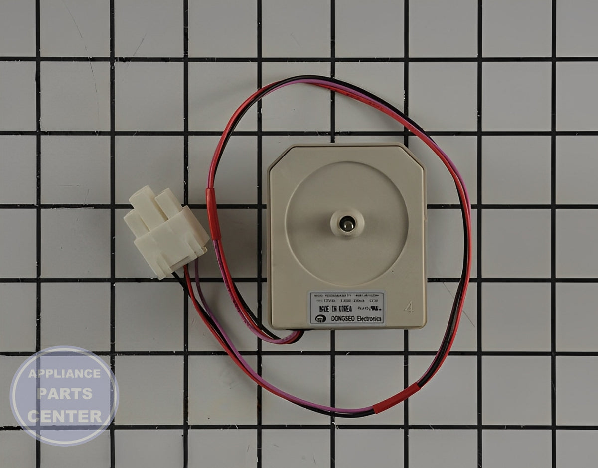 LG REFRIGERATOR DC MOTOR ASSEMBLY EVAPORATOR FAN - Main view showing efficient cooling for LGE 4681 models