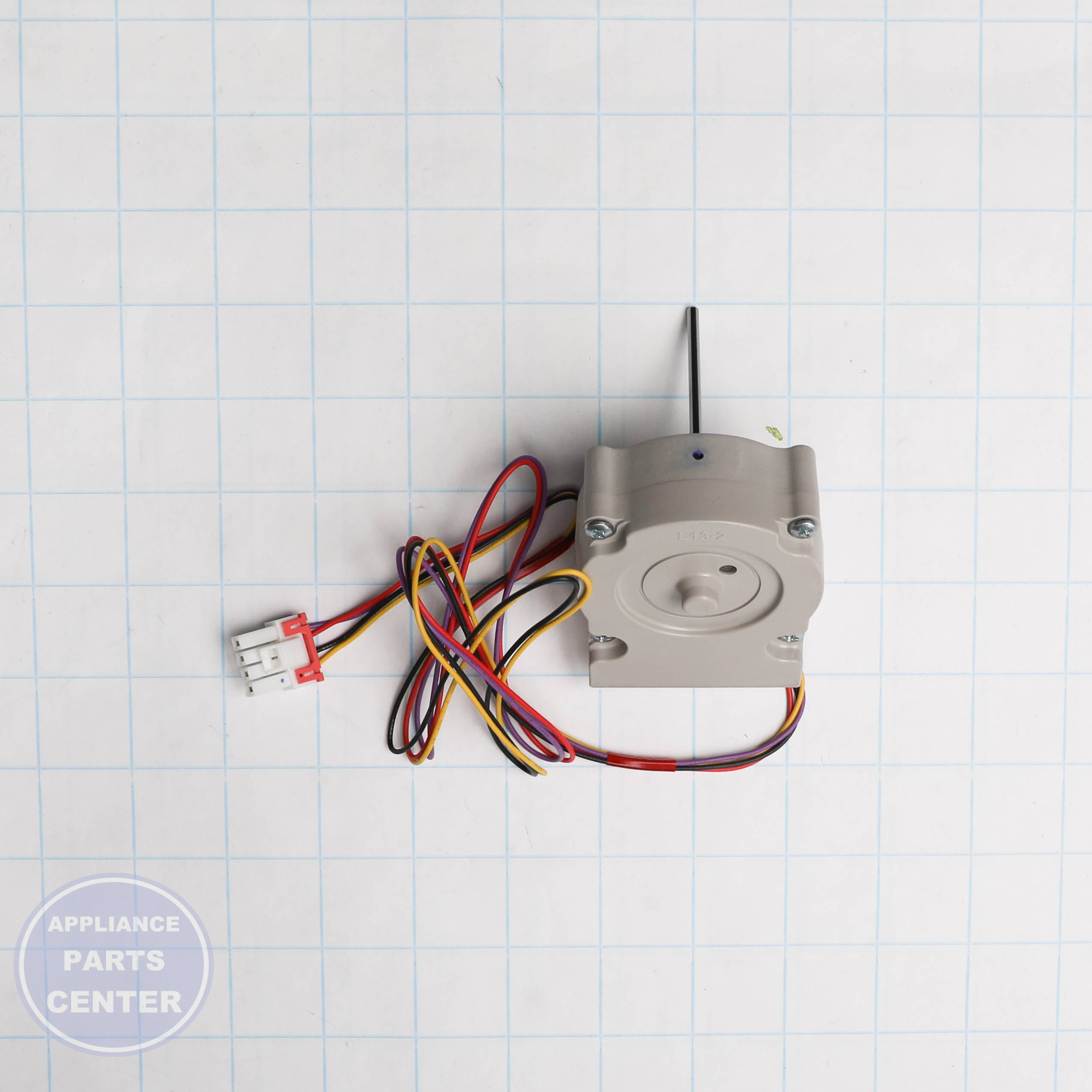 MOTOR,DC EAU63103216 - Side view with precise measurements