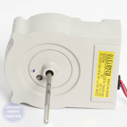 L-G MOTOR,DC EAU63103216 - Installation in specific model showing key mounting points
