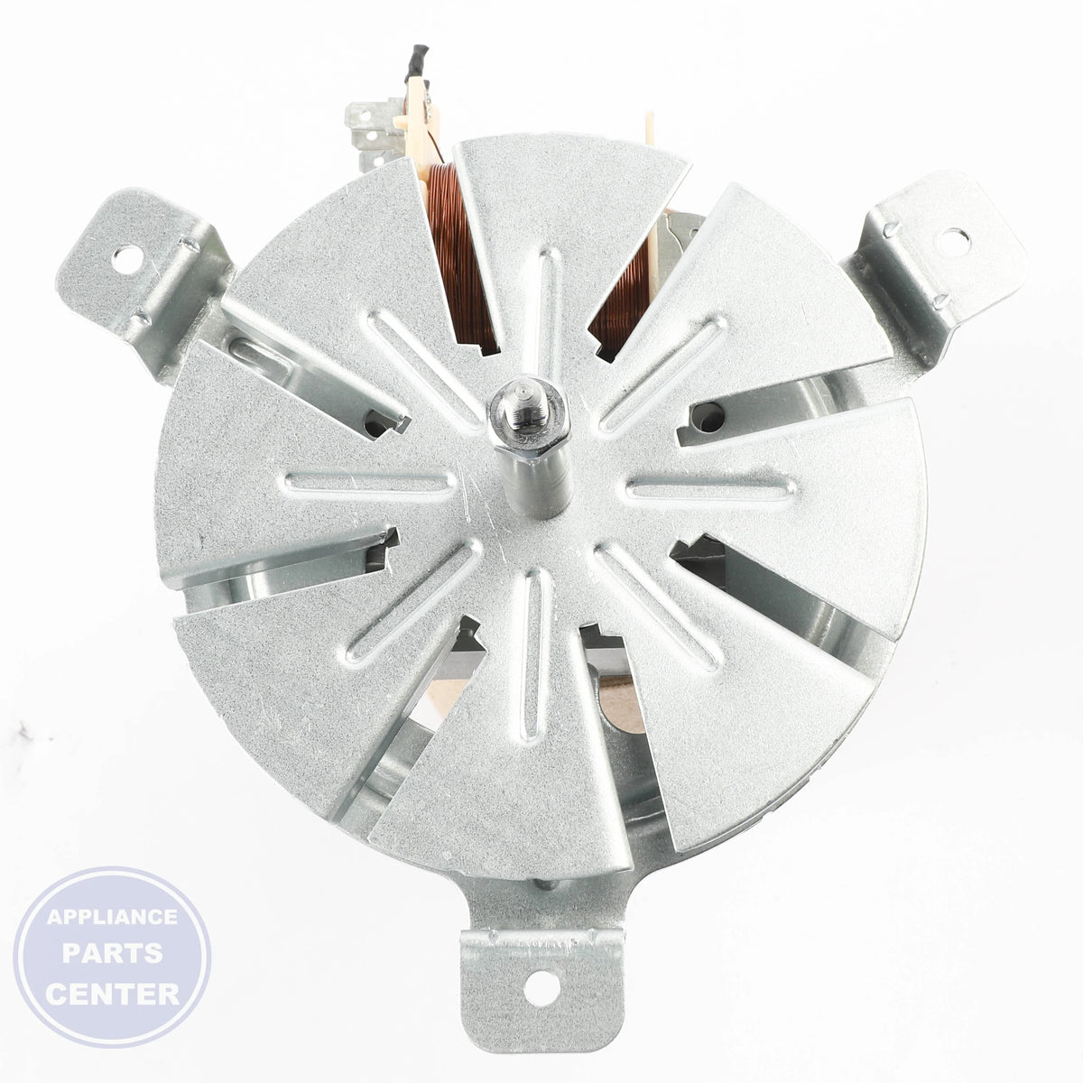 L-G MOTOR ASSEMBLY,AC,FAN EAU63303803 - Installation in L-G Range/Stove/Oven showing key mounting points