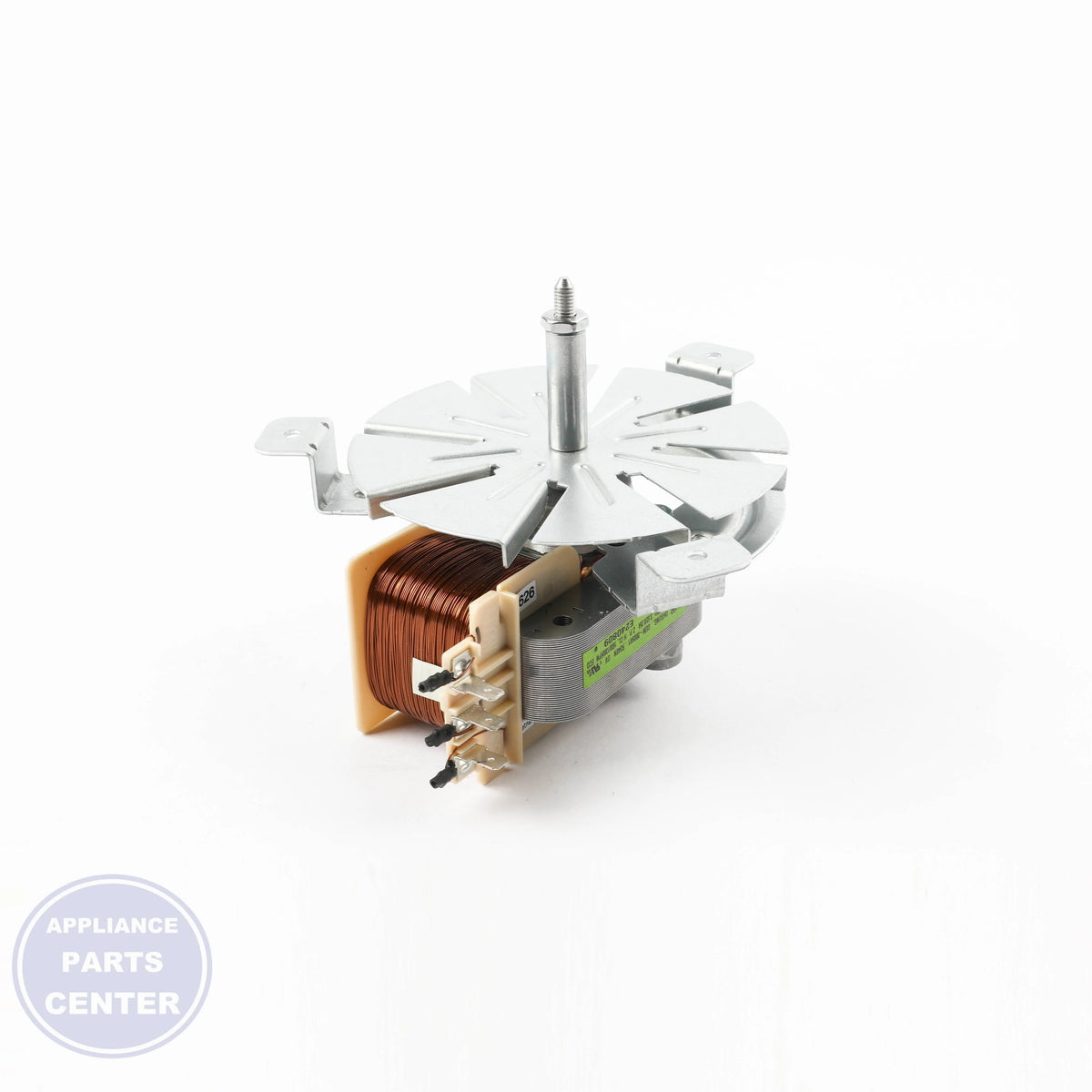 L-G MOTOR ASSEMBLY,AC,FAN EAU63303803 - Installation in L-G Range/Stove/Oven showing key mounting points