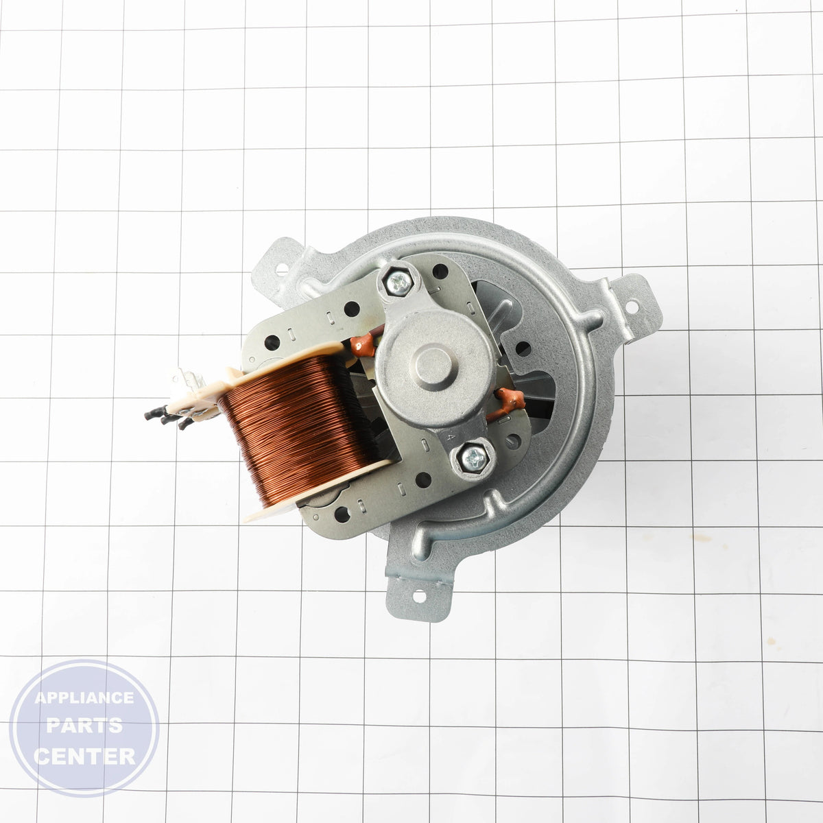 L-G MOTOR ASSEMBLY,AC,FAN EAU63303803 - Installation in L-G Range/Stove/Oven showing key mounting points