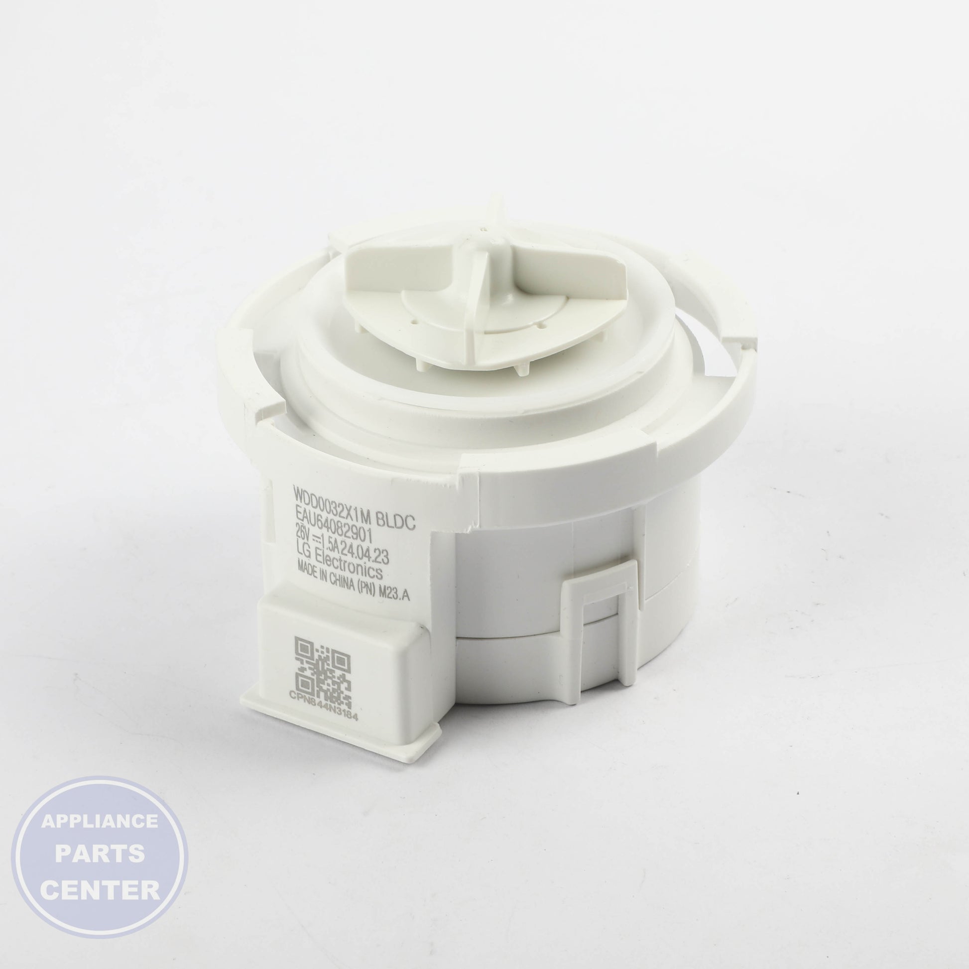 MOTOR ASSEMBLY,DC,PUMP EAU64082901 - Side view with 20 lbs pumping capacity