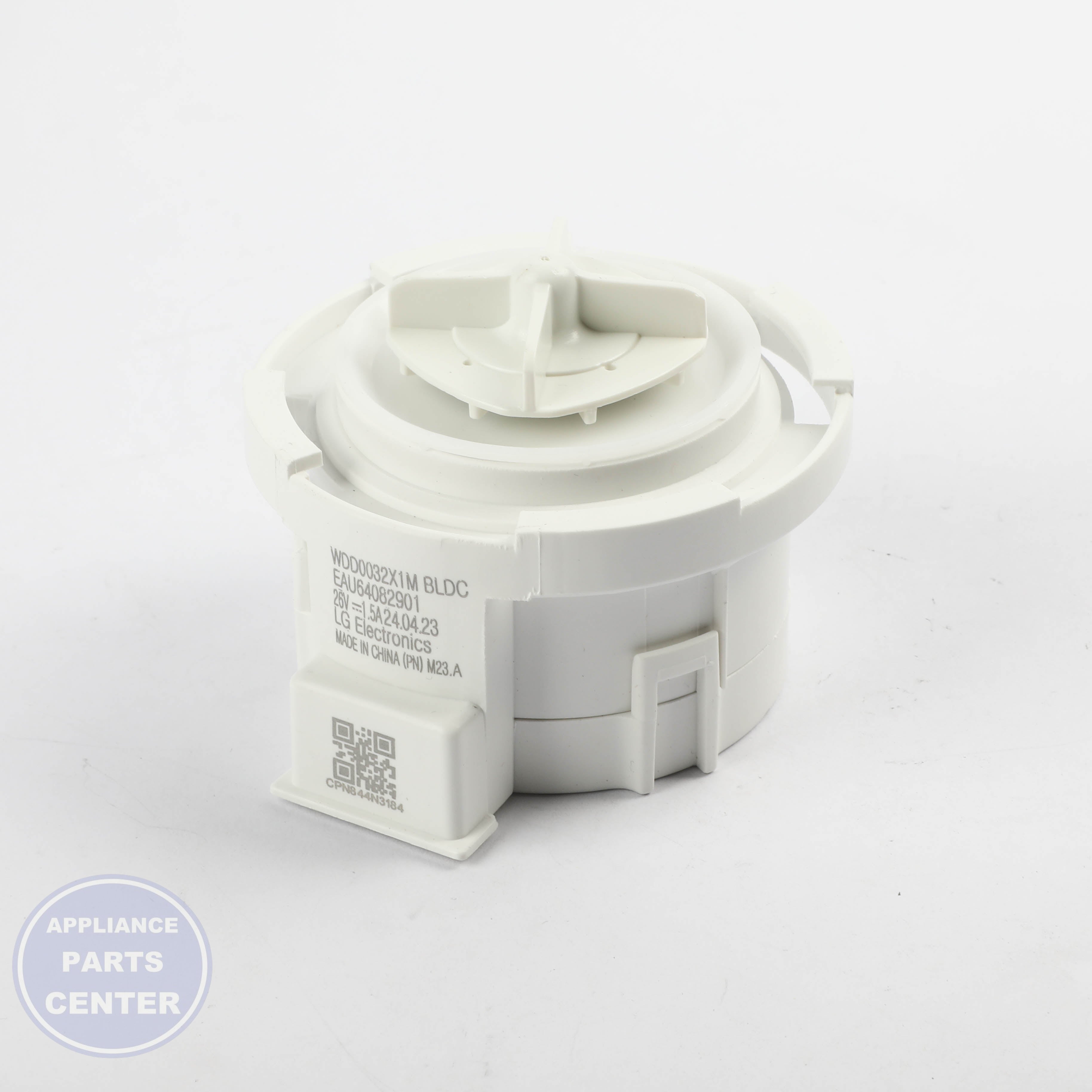 MOTOR ASSEMBLY,DC,PUMP EAU64082901 - Side view with 20 lbs pumping capacity