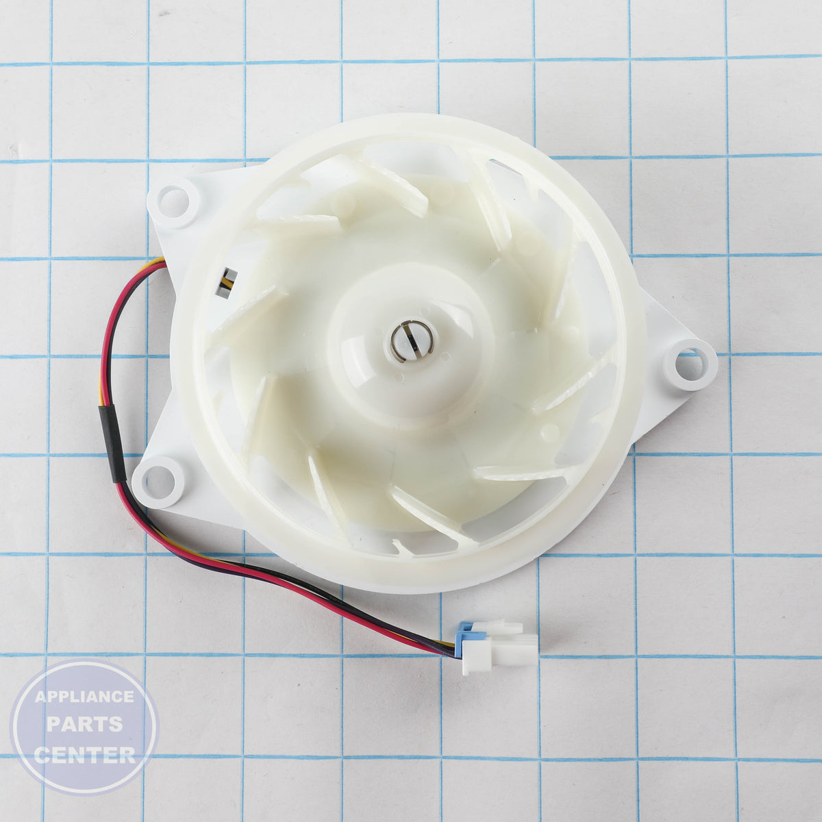 MOTOR ASSEMBLY,DC EAU64824801 - Side view with precise measurements