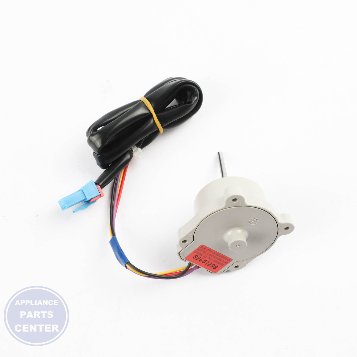 MOTOR ASSEMBLY,DC EAU65058326 - Side view with precise measurements