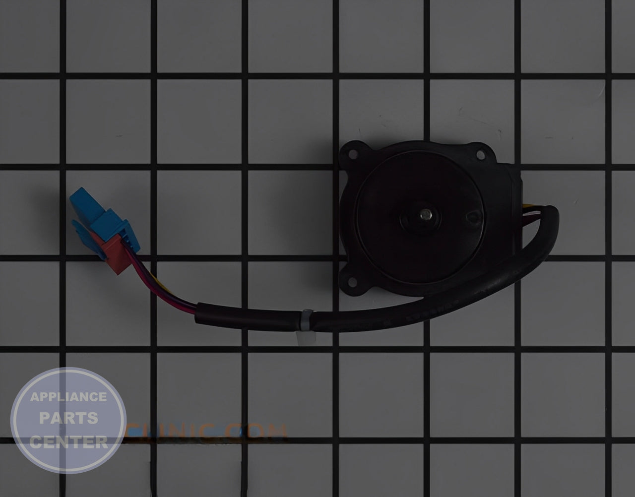 LG REFRIGERATOR CONDENSER FAN MOTOR EAU65058502 - Main view showing cooling efficiency for specific models