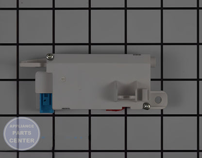 L-G SWITCH ASSEMBLY,LOCKER EBF61215204 - Installation in L-G Washing Machine showing key mounting points