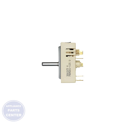 LG RANGE ROTARY SWITCH EBF62174902 - Installation in LG model showing key mounting points
