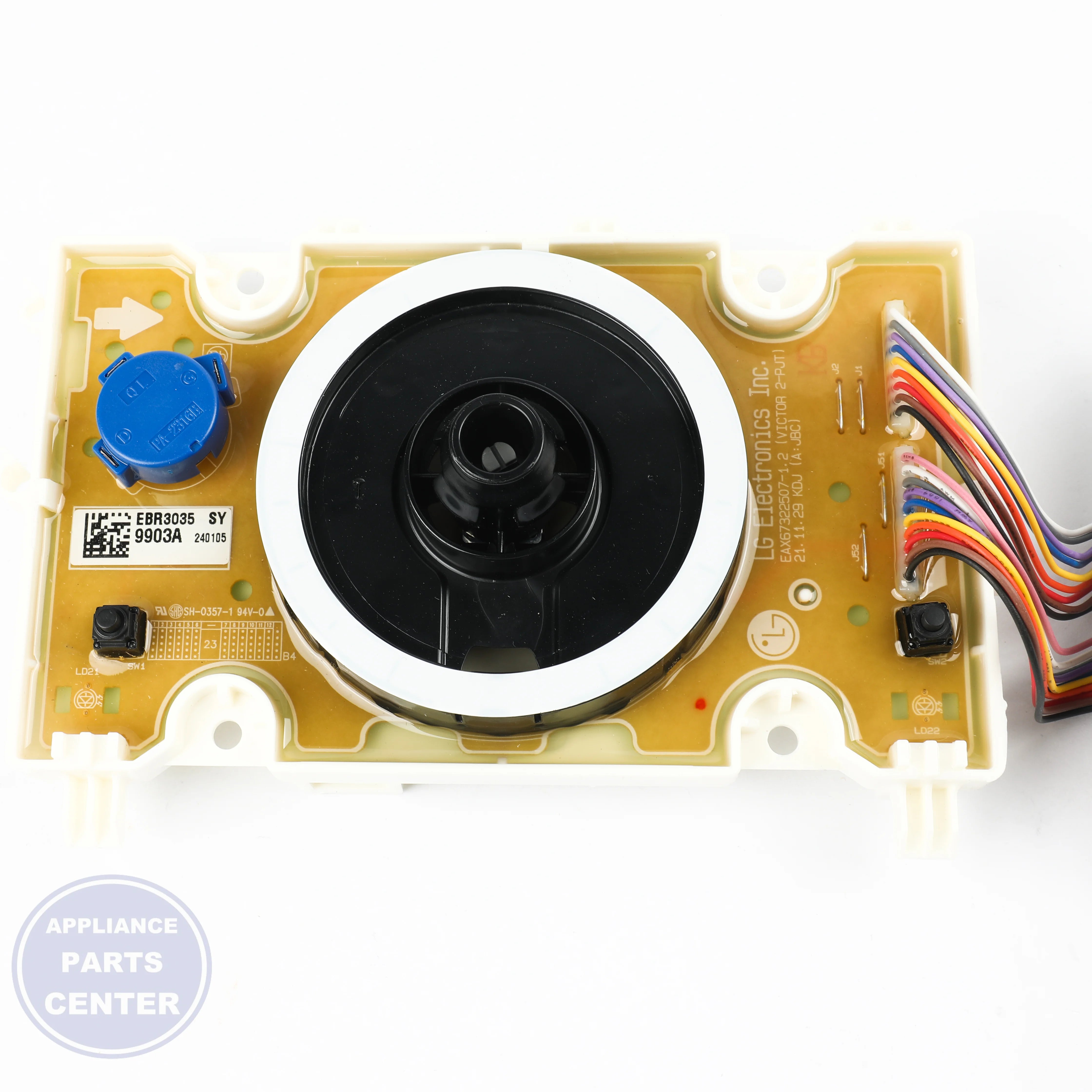 PCB ASSEMBLY,DISPLAY EBR30359903 - Detailed view of electronic components