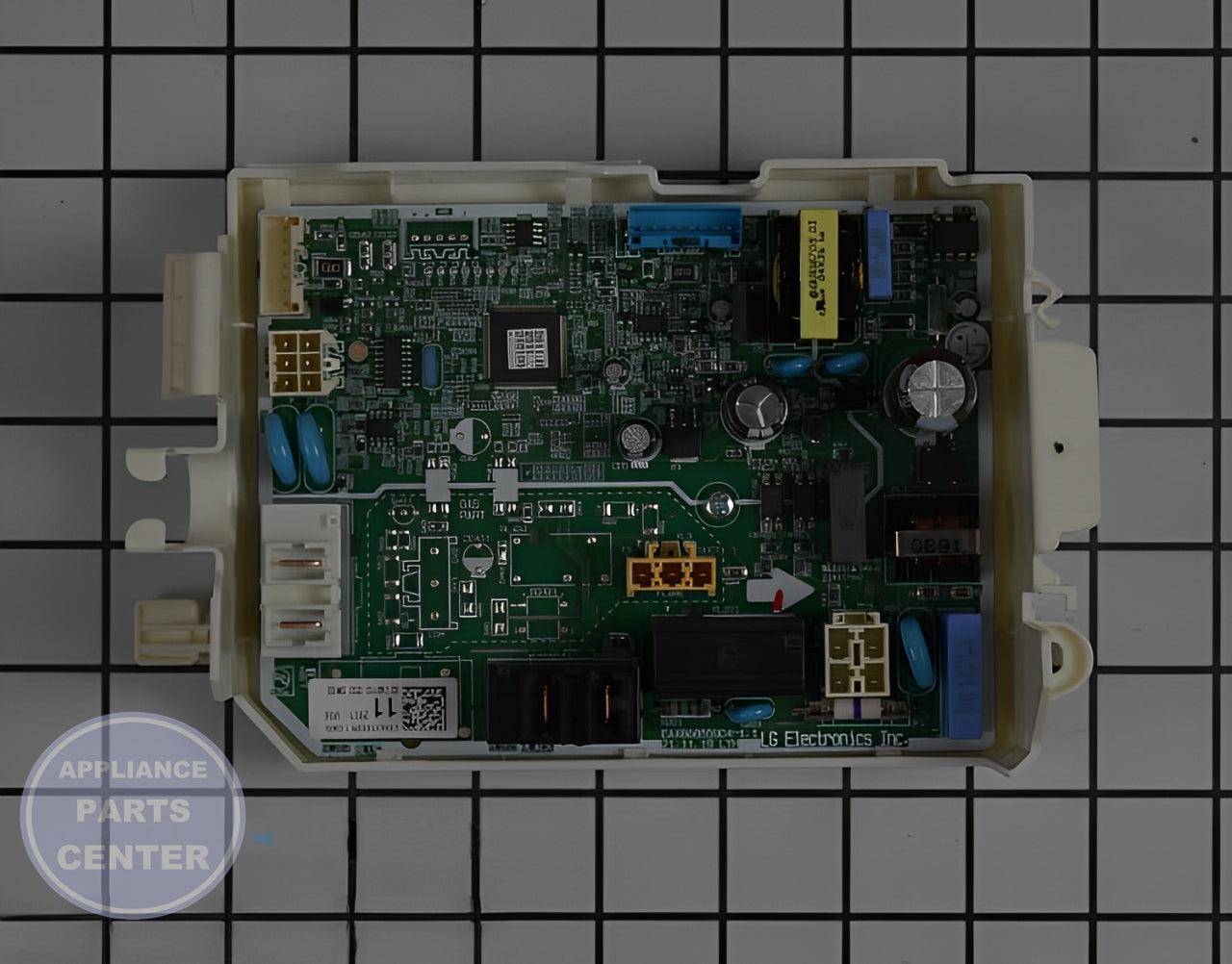 LG MAIN PCB ASSEMBLY EBR31002611 - Main view showing circuit board & timer for LG Dryers