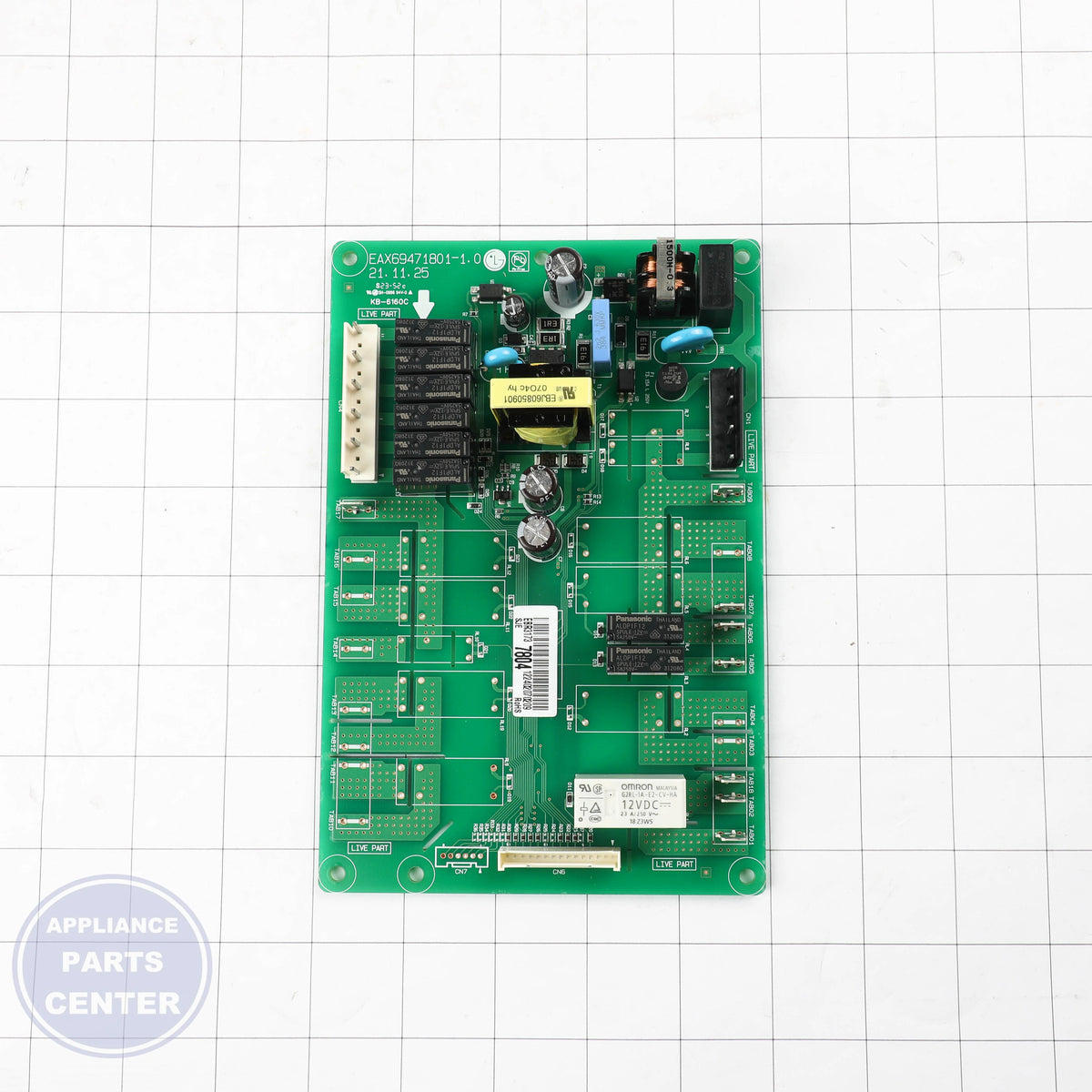 PCB ASSEMBLY,POWER EBR31737804 - Side view with 240V voltage support