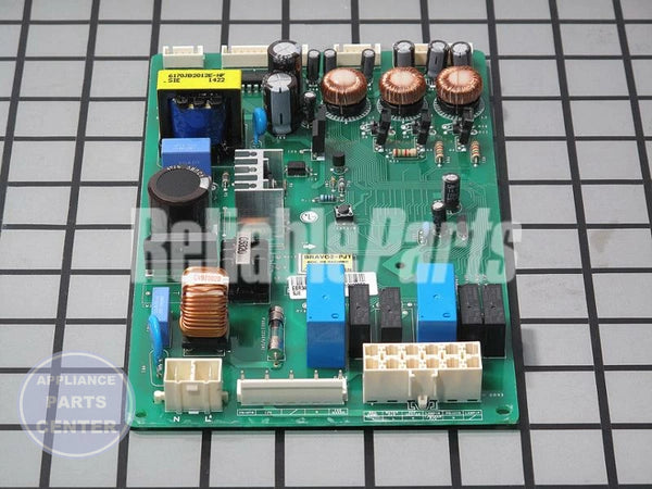 PCB ASSEMBLY,MAIN EBR34917109 - Side view with precise measurements