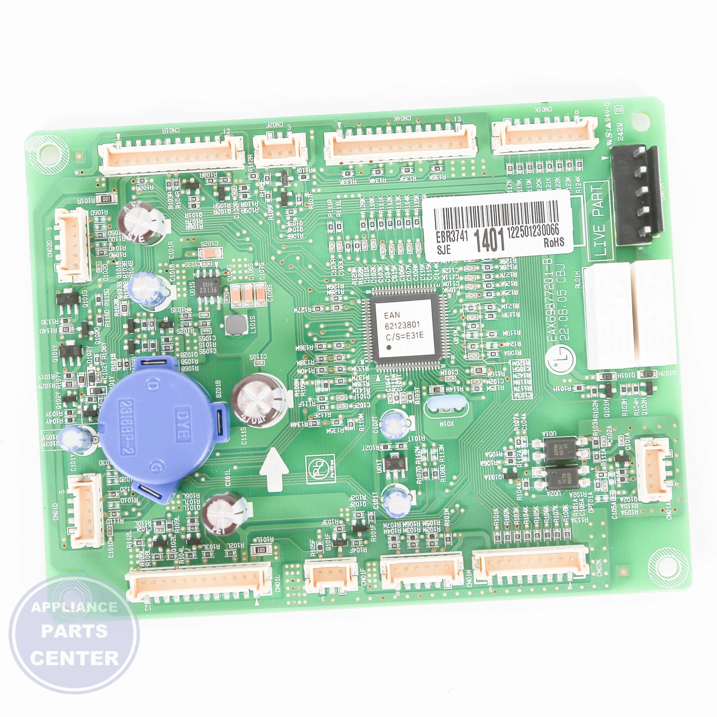 L-G PCB ASSEMBLY,MAIN EBR37411401 - Main view showing control panel for various L-G models