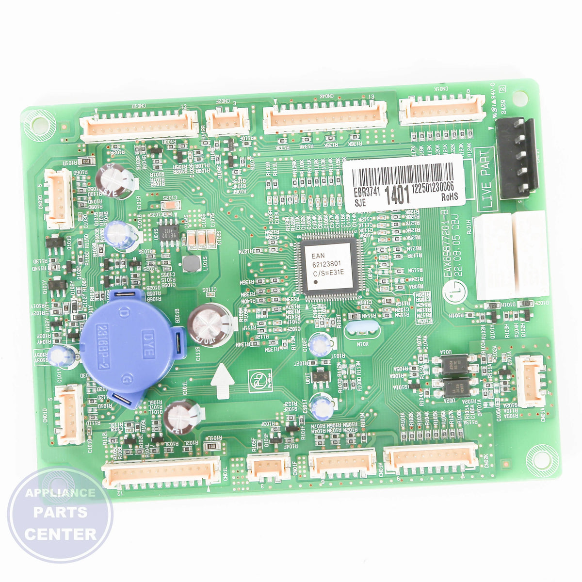 L-G PCB ASSEMBLY,MAIN EBR37411401 - Main view showing control panel for various L-G models