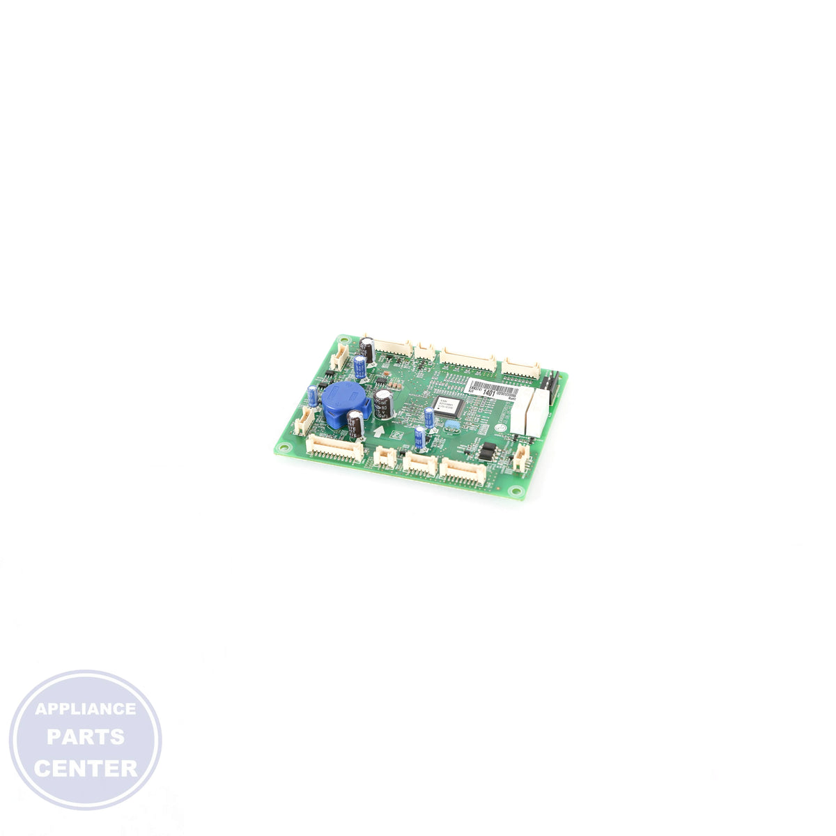 PCB ASSEMBLY,MAIN EBR37411401 - Side view with precise measurements