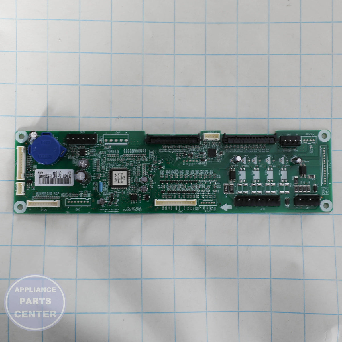 L-G PCB ASSEMBLY,MAIN EBR42389105 - Installation in L-G Range/Stove/Oven showing key mounting points