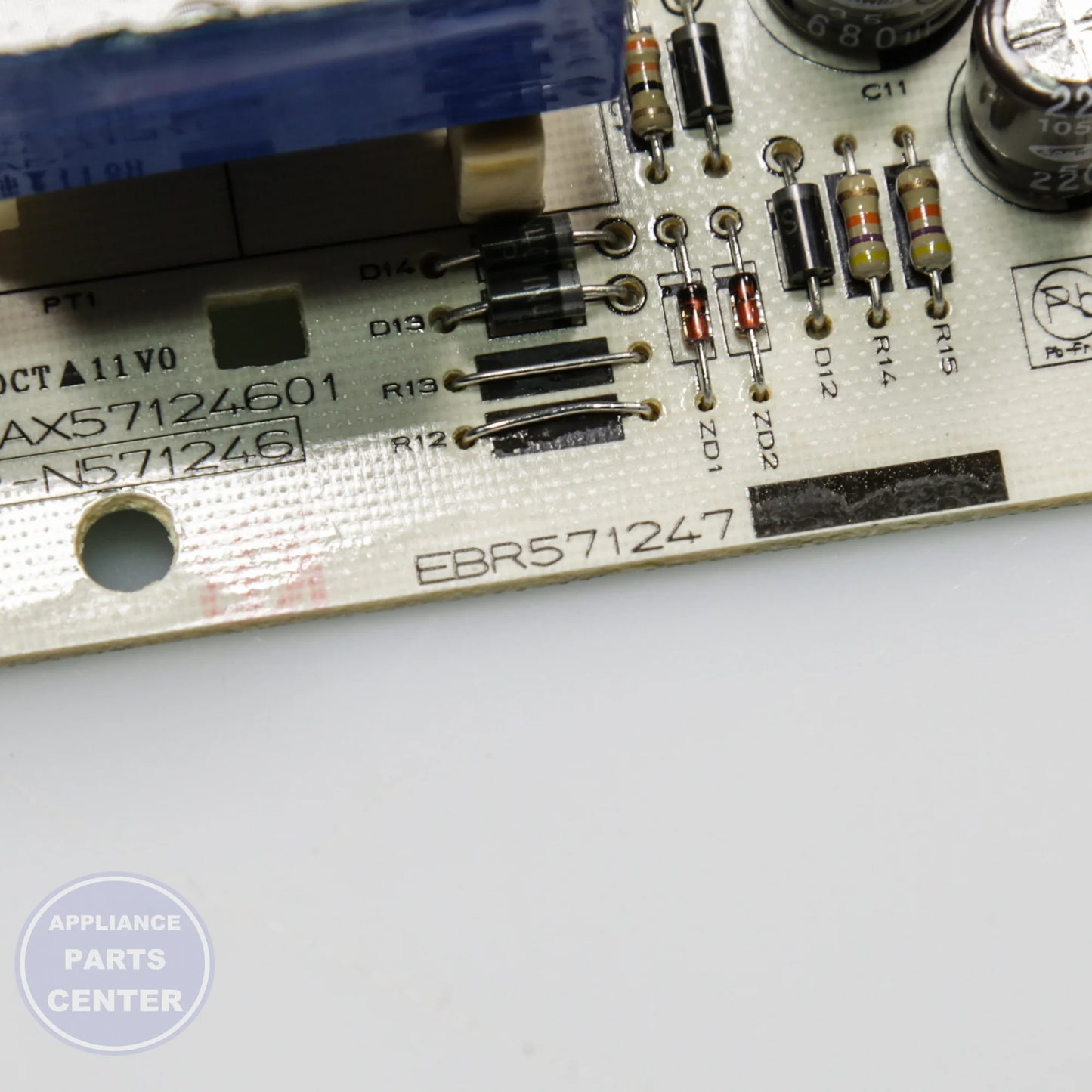L-G PCB ASSEMBLY,POWER EBR57124701 - Installation in L-G model showing key mounting points
