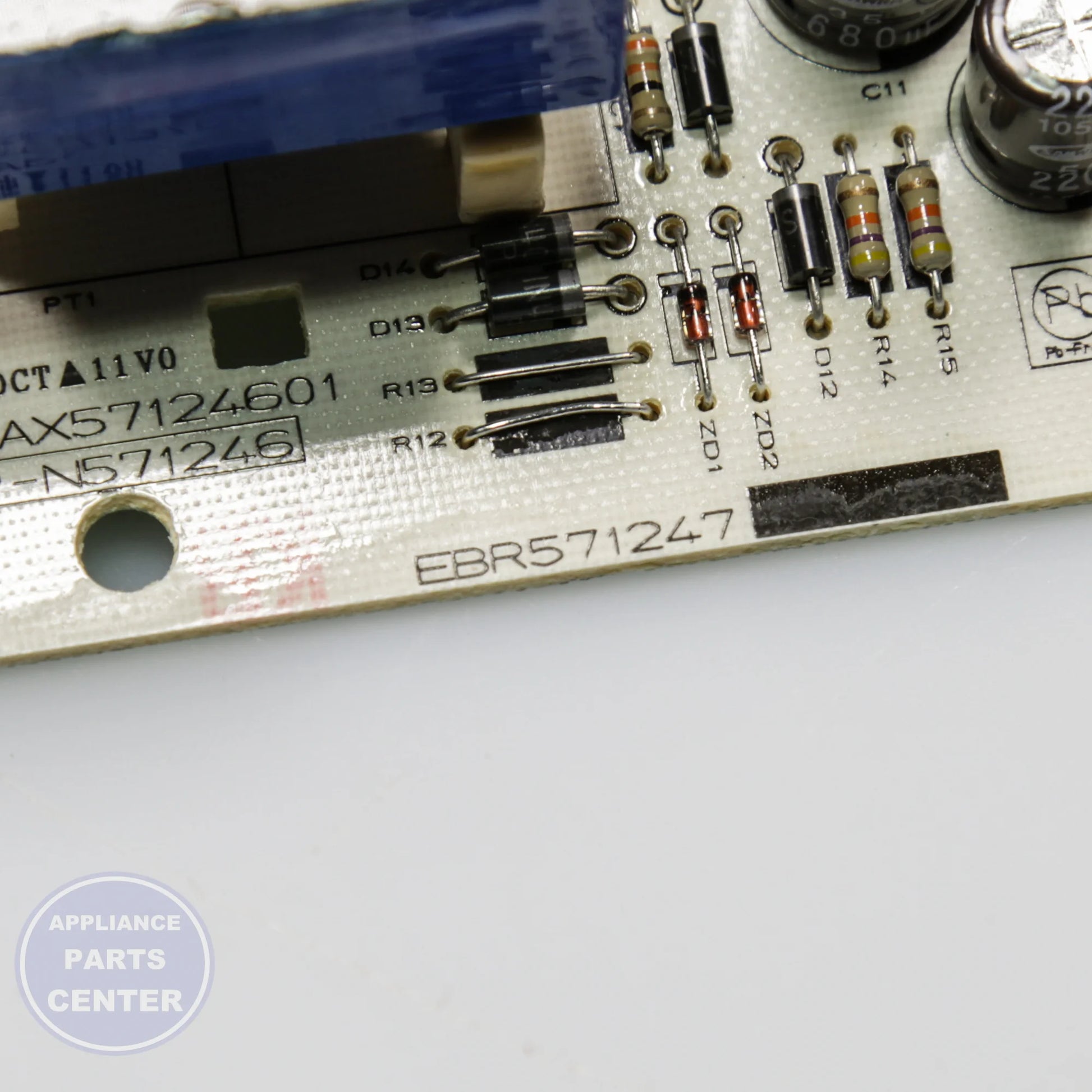L-G PCB ASSEMBLY,POWER EBR57124701 - Installation in L-G model showing key mounting points