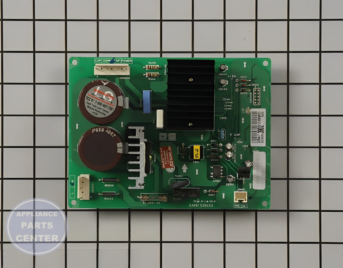 LG POWER CONTROL BOARD ASSEMBLY EBR64173902 - Detailed view of timer and specifications