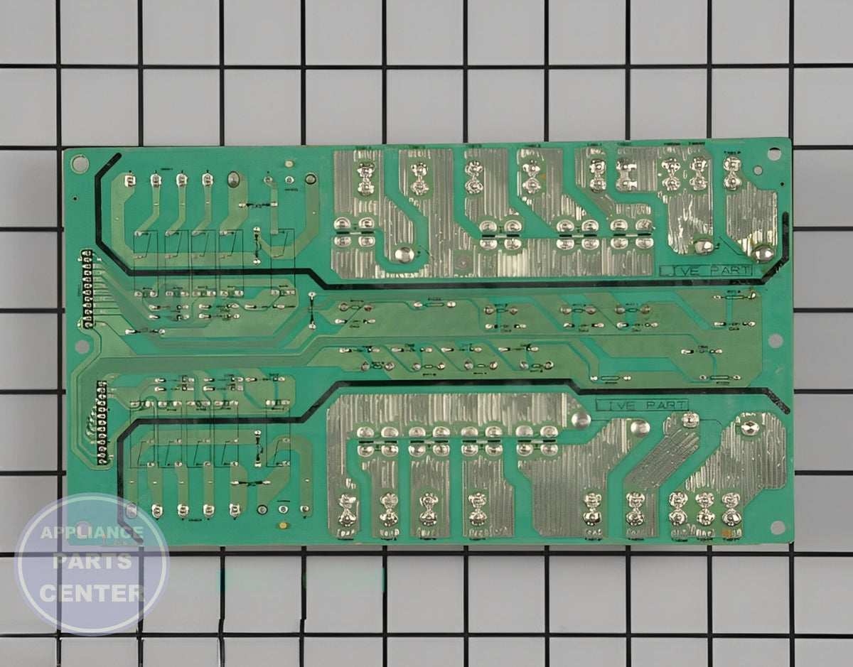 LG PCB ASSEMBLY POWER EBR64624603 - Detailed view of circuit board and timer integration