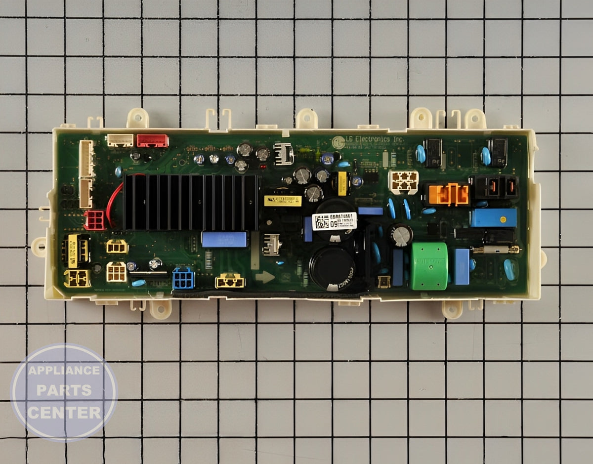 LG Washer Main PCB Display Printed Circuit Control Board - Main view showing control functions for LG models