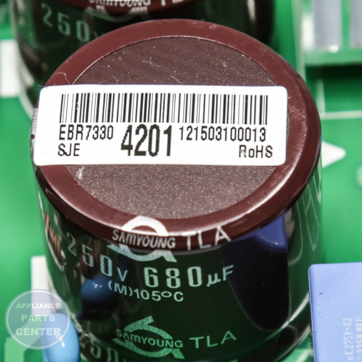 L-G PCB ASSEMBLY,MAIN EBR73304201 - Installation in L-G XYZ model showing key mounting points