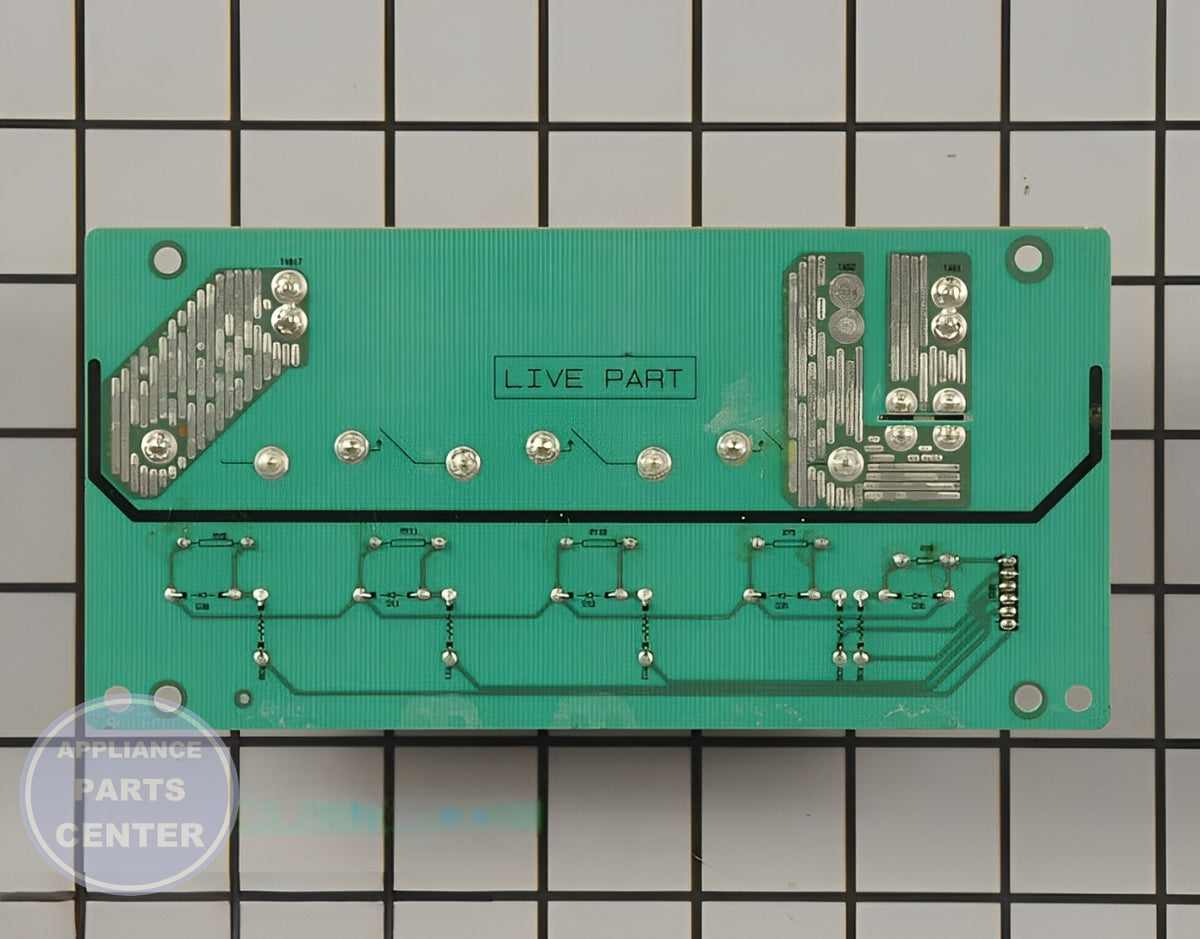 PCB ASSEMBLY,OPTION EBR73323501 - Detailed view of circuit board technical details