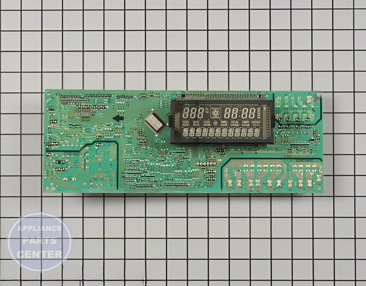 LG Display Board EBR73710102 - Main view showing circuit board for LG Range/Stove/Oven models