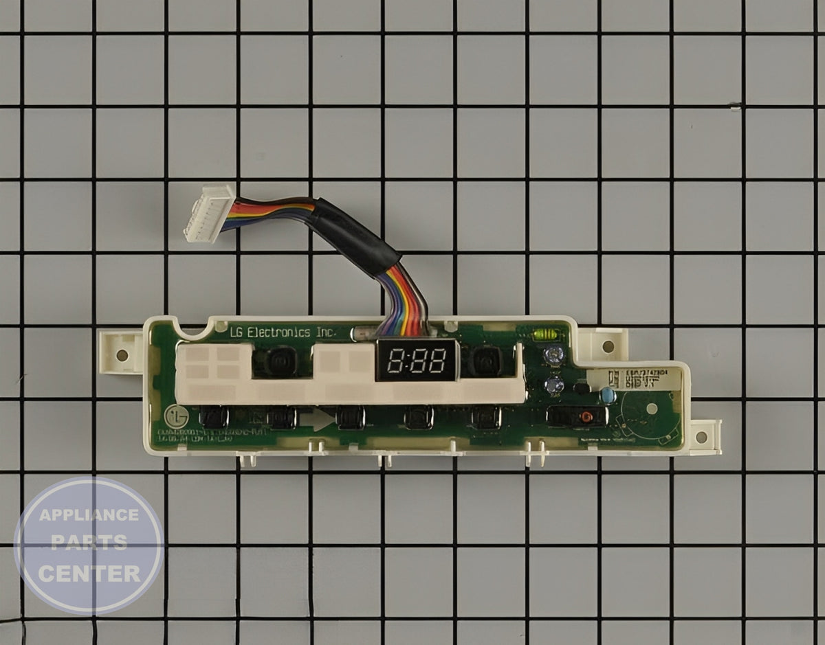 LG Display Board EBR73742804 - Main view showing digital display for LG LDF7774ST