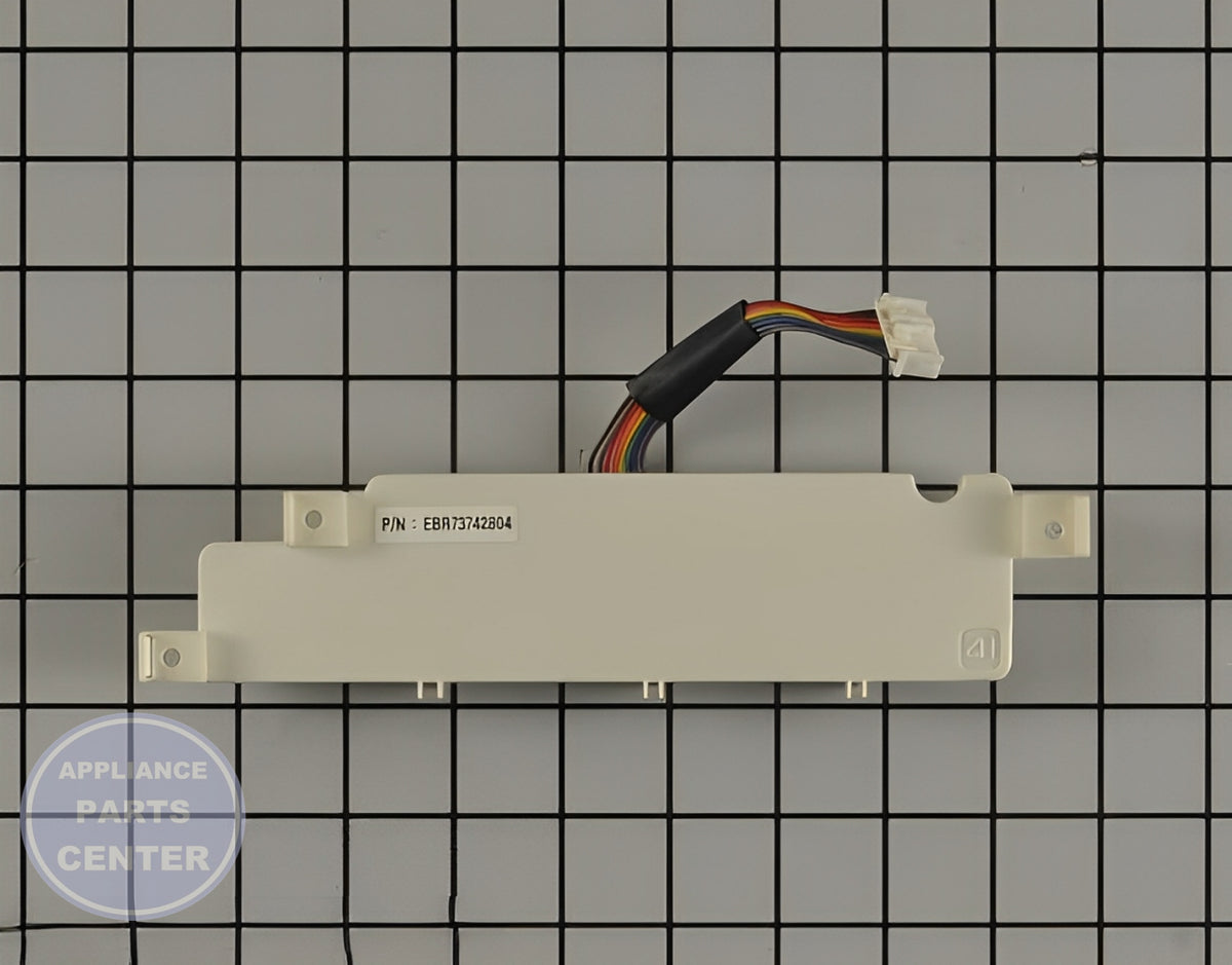 Display Board EBR73742804 - Side view with precise measurements
