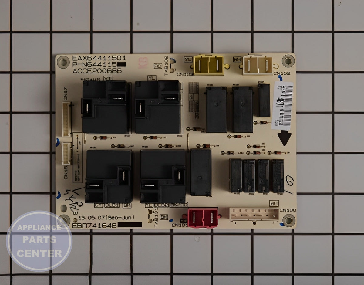 LG Power Supply Board EBR74164801 - Main view showing power connections for LG models