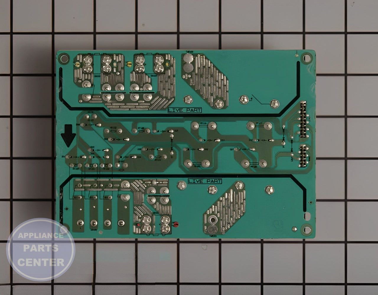 Power Supply Board EBR74164801 - Detailed view of circuitry and timers