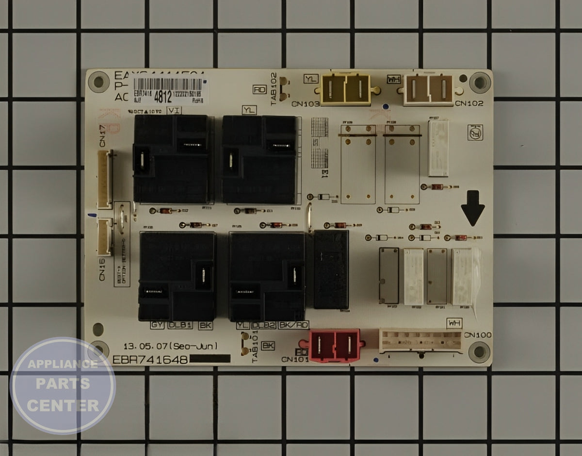 LG Power Control Board EBR74164812 - Main view showing circuit board for LGE Range Oven