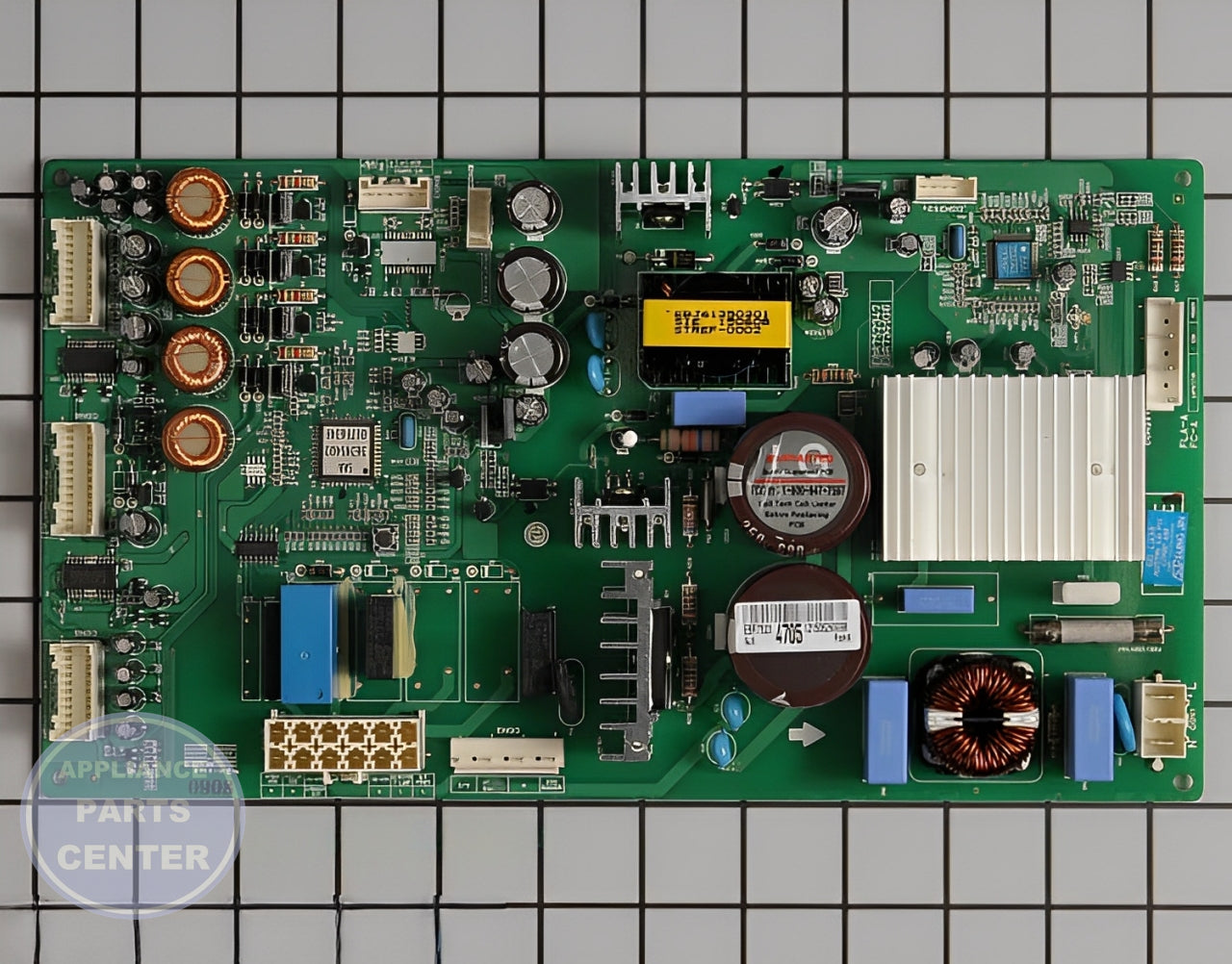 LG Control Board EBR75234705 - Main view showing temperature control for various LG models