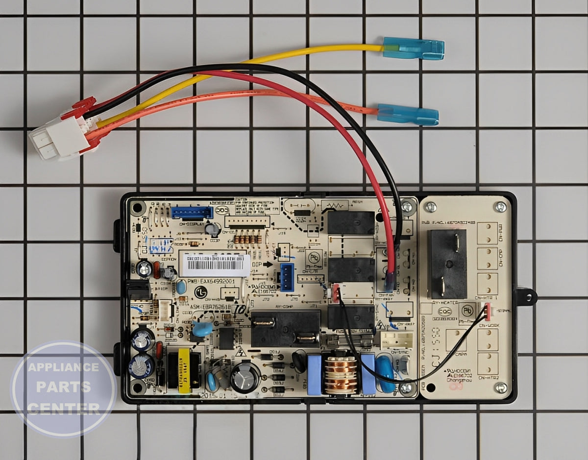 LG AIR CONDITIONER PCB ASSEMBLY MAIN EBR76261810 - Main view showing timer assembly for specific LG models