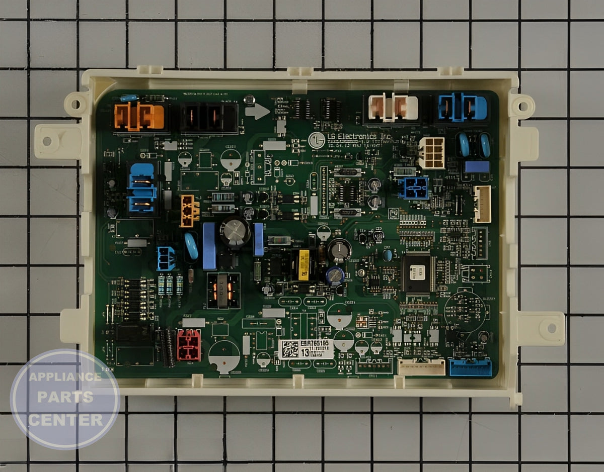 LG MAIN PCB ASSEMBLY EBR76519513 - Main view showing timer for LGE Dryers