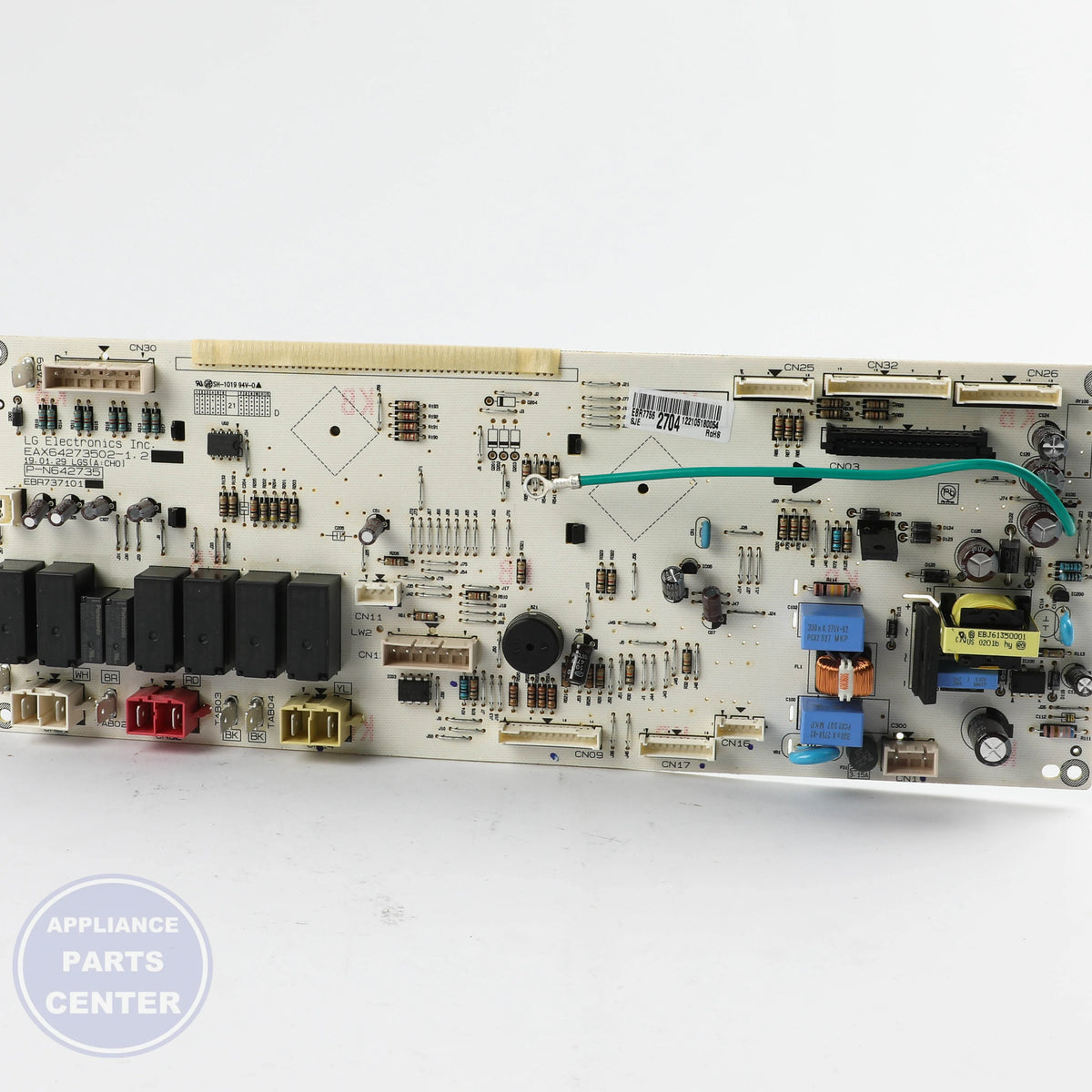 L-G PCB ASSEMBLY,MAIN EBR77562704 - Main view showing circuit board for specific models