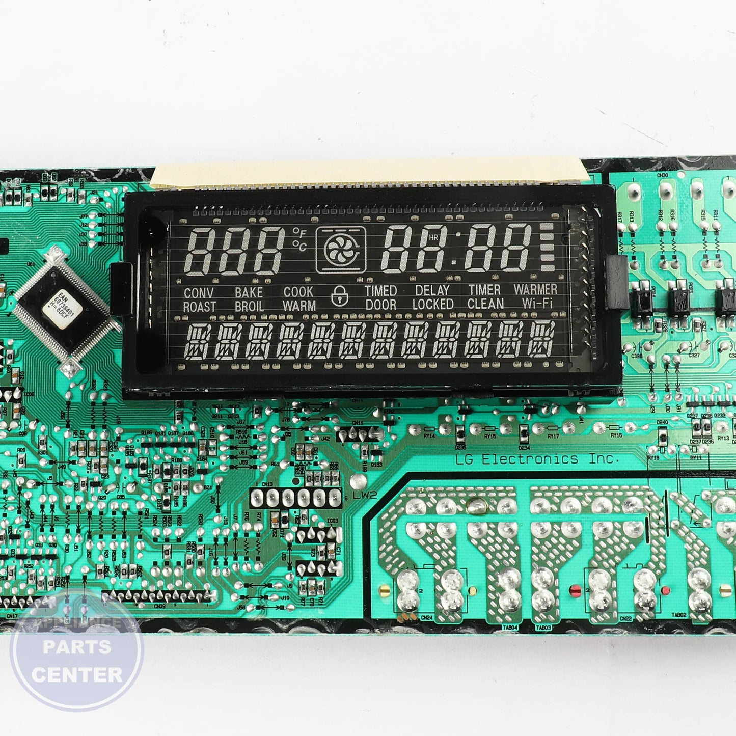 L-G PCB ASSEMBLY,MAIN EBR77562704 - Installation in specific model showing key mounting points