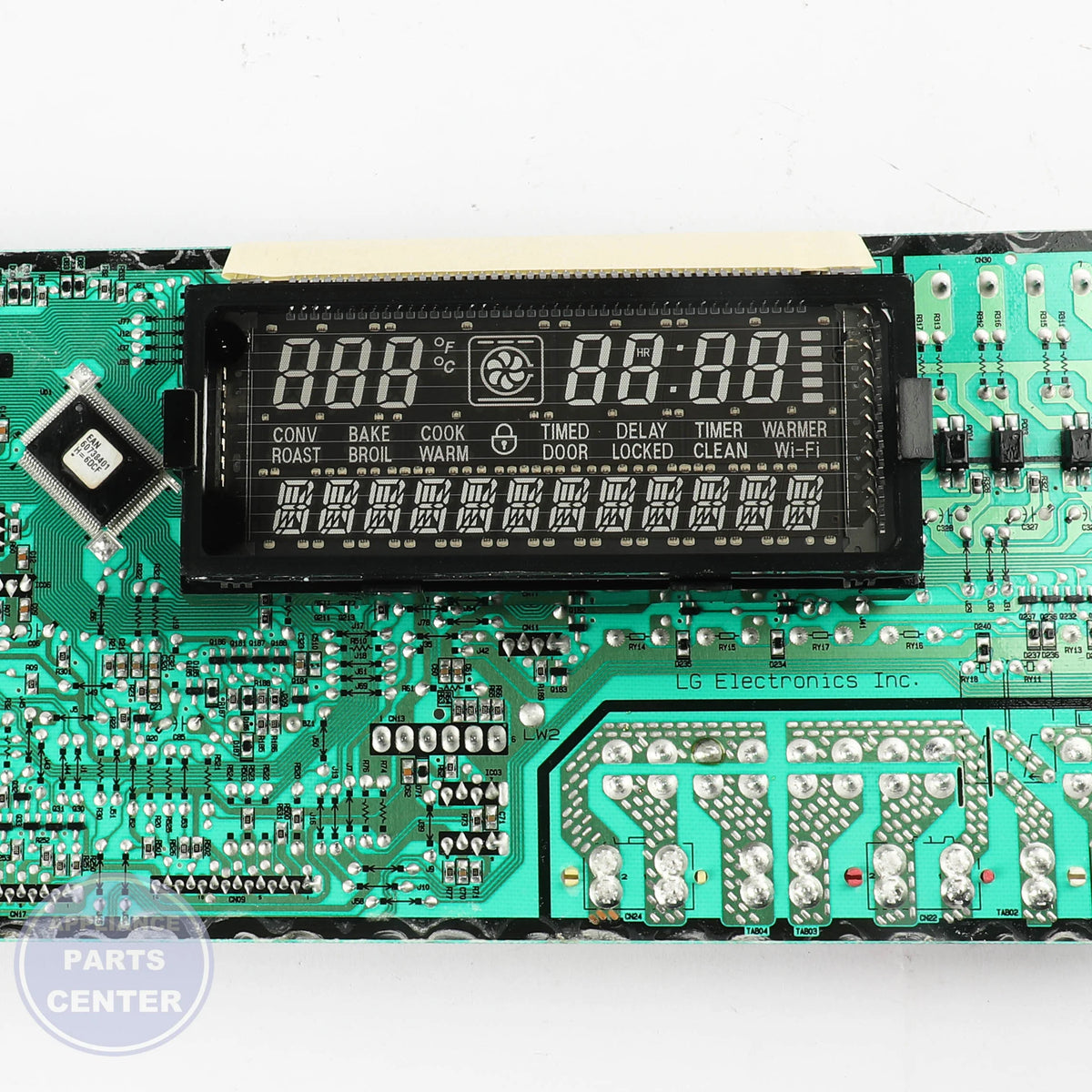 L-G PCB ASSEMBLY,MAIN EBR77562704 - Installation in specific model showing key mounting points