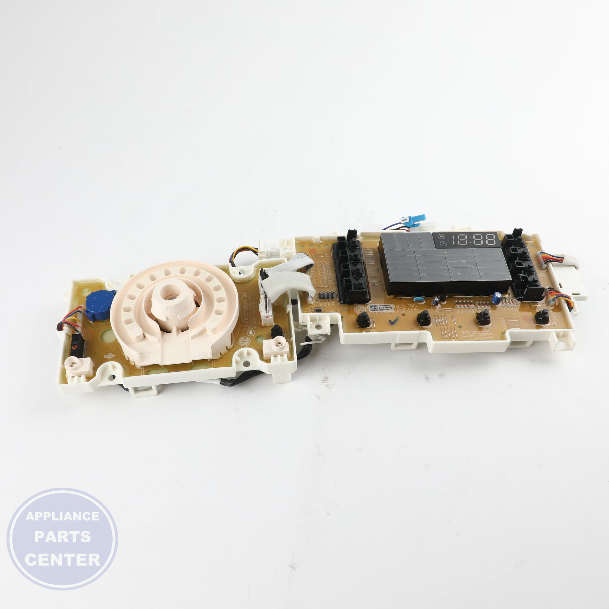 PCB ASSEMBLY,DISPLAY EBR78898213 - Side view with precise measurements