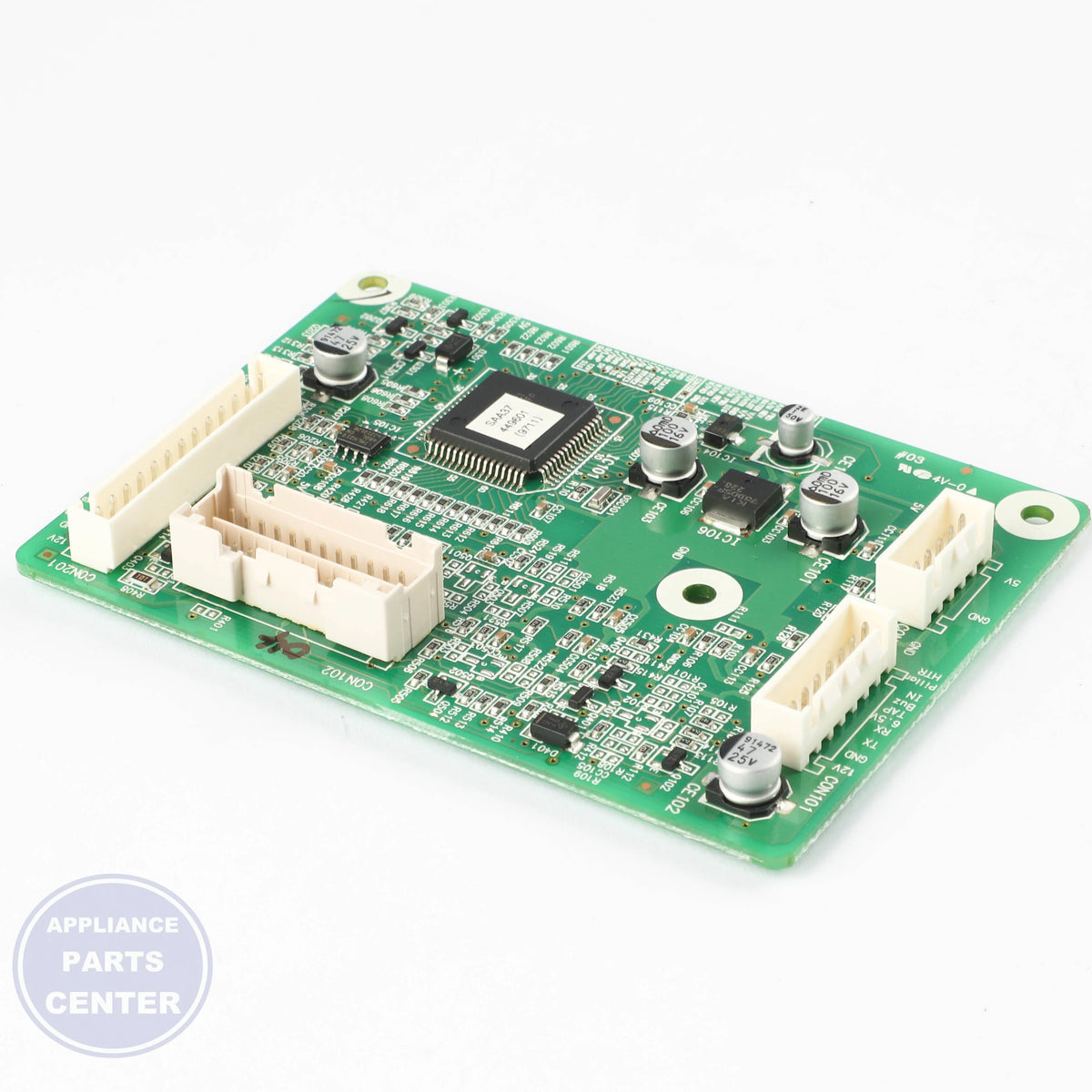 LG PCB ASSEMBLY,DISPLAY EBR78988404 - Installation in specific LG model showing mounting points