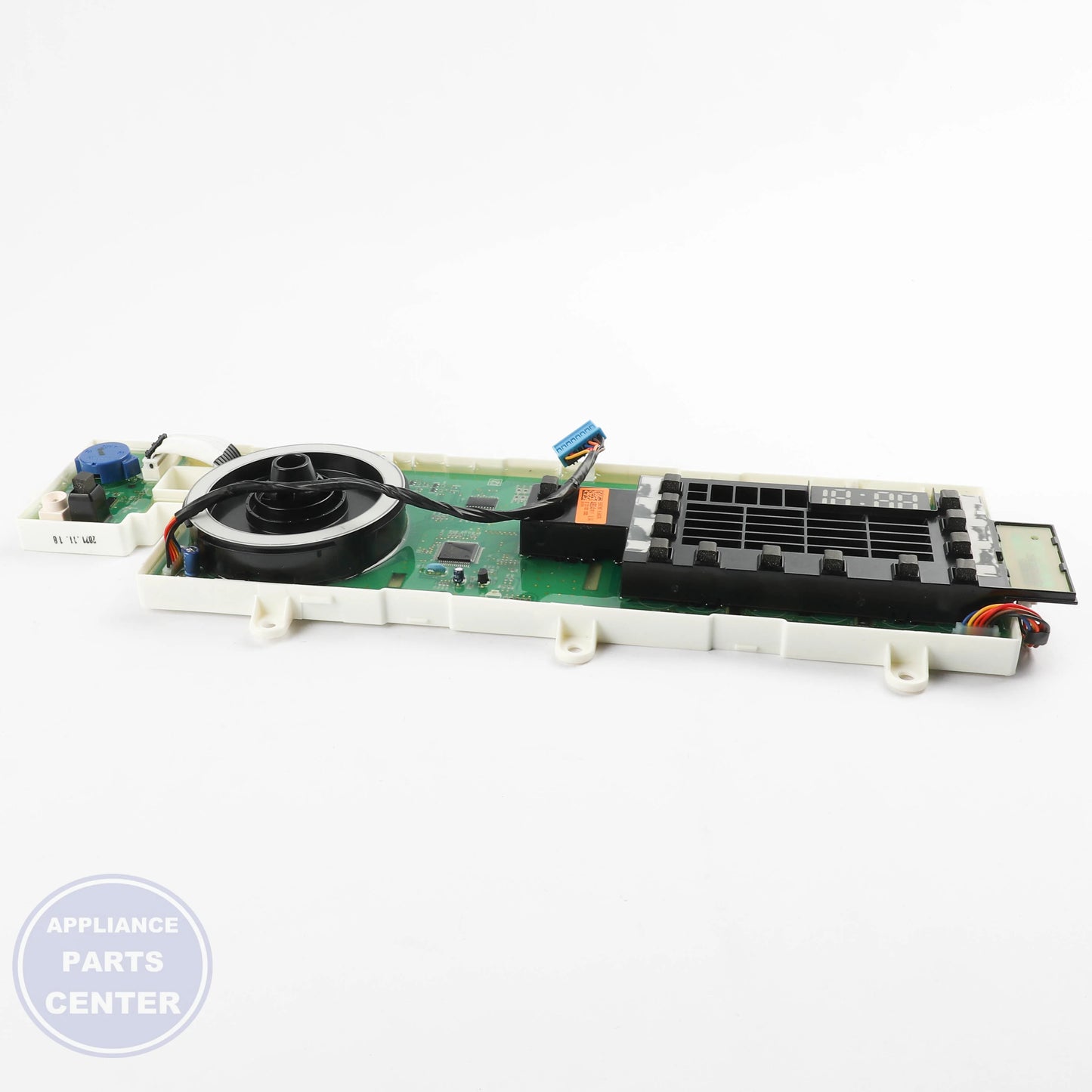 L-G PCB Assembly,Display EBR79674804 - Installation in specific L-G dryer model showing key mounting points