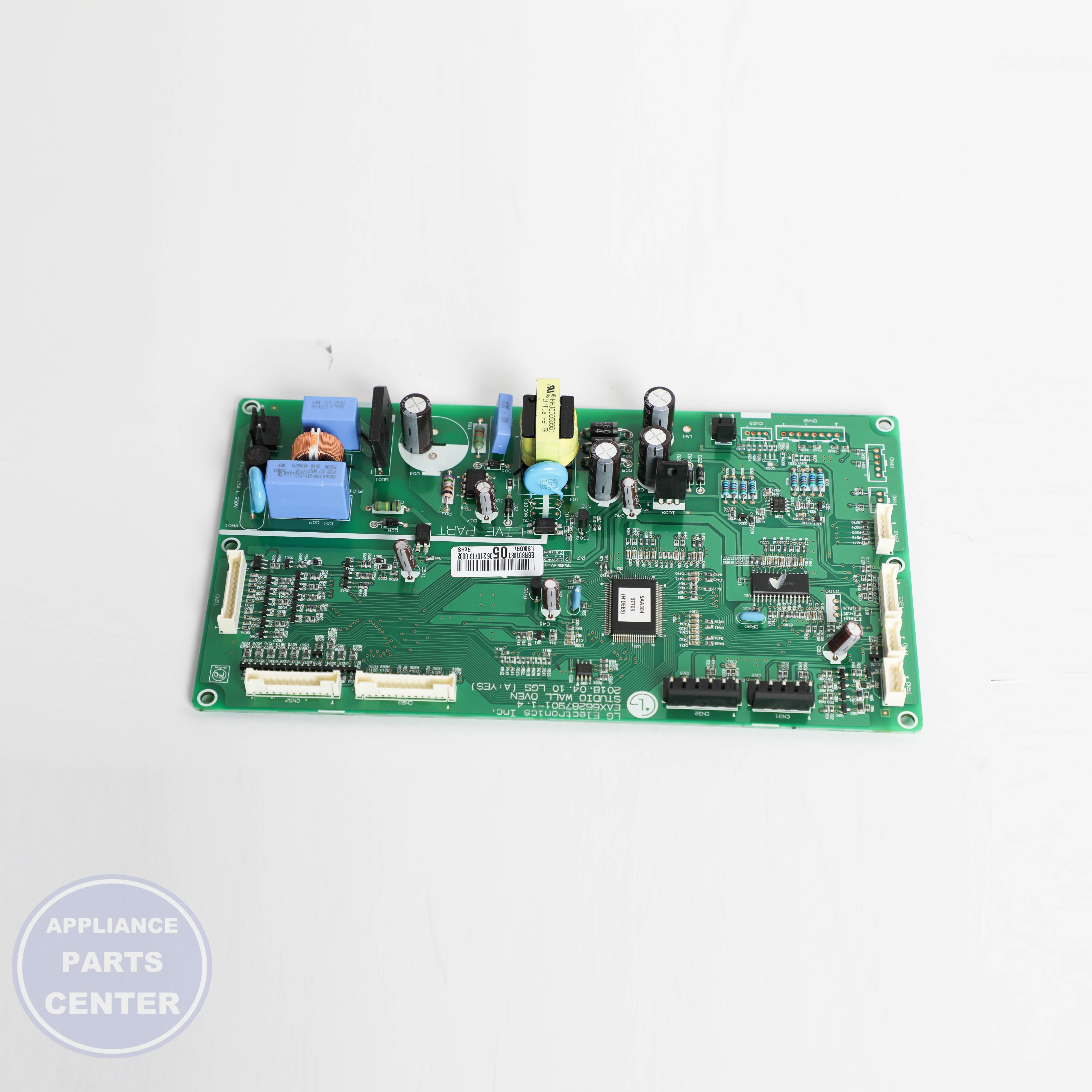 PCB ASSEMBLY,MAIN EBR80108105 - Detailed view of electronic components