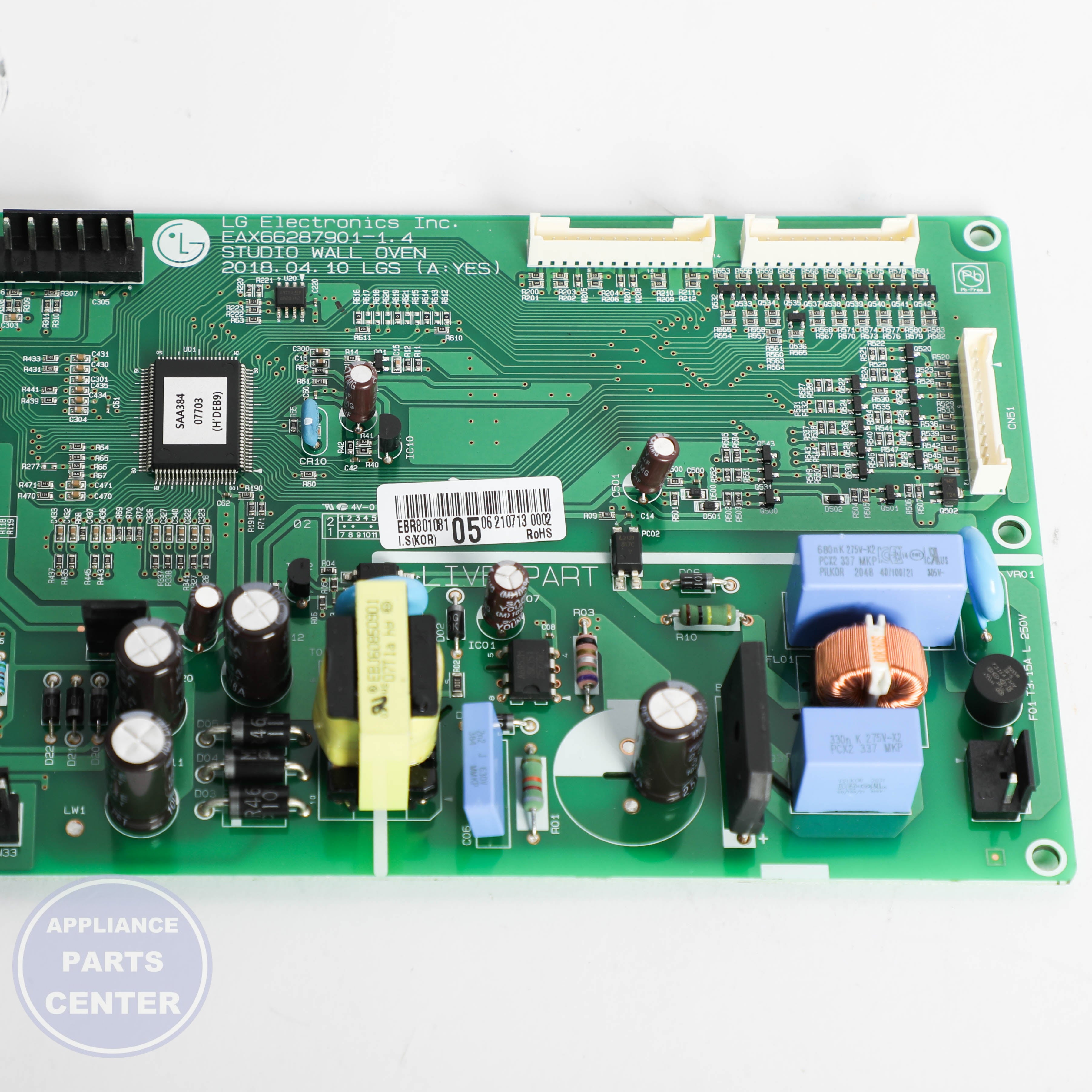L-G PCB ASSEMBLY,MAIN EBR80108105 - Main view showing power distribution for L-G models