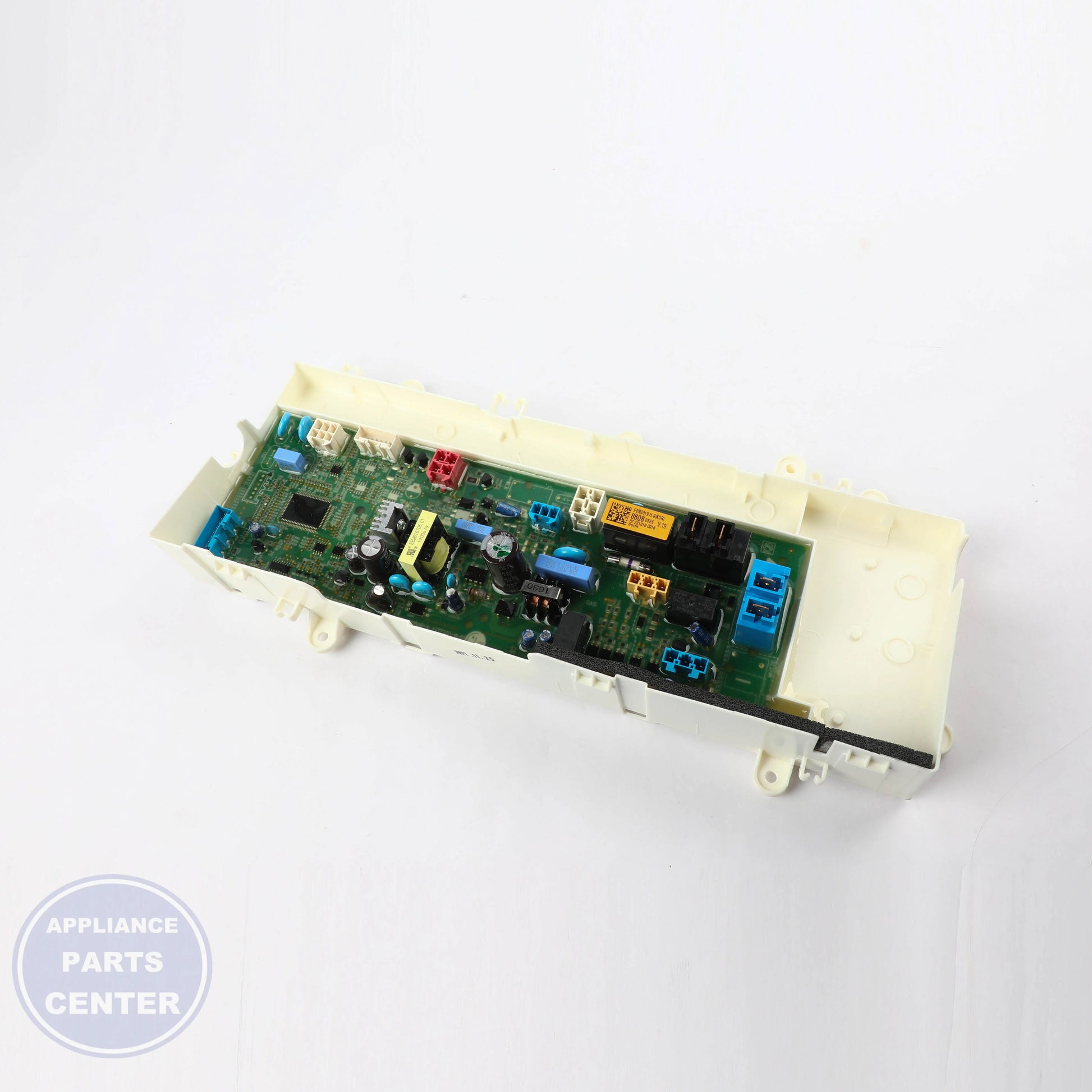 PCB Assembly,Main EBR80198608 - Side view with precise measurements